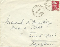 27L8 --- 39 PORT-LESNEY A5 Horoplan Gandon - Manual Postmarks