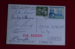 Signed A. Cattaneo +4 Climbers Andes Patagonia Expedition To G. Rebuffat Annapurna 1950 Escalade Mountaineering - Sportlich