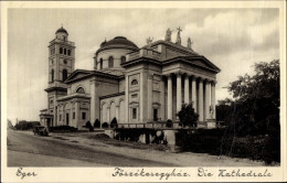 CPA Eger Erlau Ungarn, Kathedrale - Hongrie