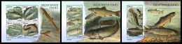 Liberia 2023 Fresh Water Fishes.  (312) OFFICIAL ISSUE - Fishes