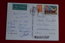 Signed Dittert Boulaz + 8 Climbers Expedition Caucase To G. Rebuffat Annapurna 1950 Escalade Mountaineering - Sportspeople