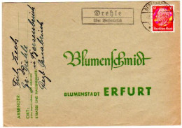 DR 1937, Landpost Stpl. DREHLE über Bersenbrück Auf Brief M. 12 Pf.  - Cartas & Documentos