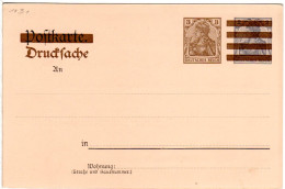 DR, Ungebr. 3 Neben 2 Pf. Drucksache Privatganzsache Karte Berliner Phil.-Club - Lettres & Documents