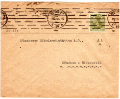 DR 1921, 60 Pf. Germania M. Perfin Auf Brief V. Berlin - Brieven En Documenten