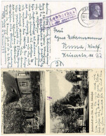 DR 1945, Landpost Stpl. LOHBARBEK über Itzehoe Auf Gasthaus Sw-AK M. 6 Pf. - Other & Unclassified