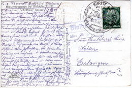 DR 1940, Landpoststempel BLAIKEN über Kufstein Auf Karte M. 6 Pf.  - Cartas & Documentos