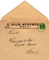 Bayern 1919, EF 5 Pf. Volksstaat Auf Auslands Drucksache V. München I.d. Schweiz - Storia Postale