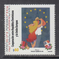 2019 Dominican Republic EU European Union Cooperation Dancing Complete Set Of 1 MNH - Dominicaine (République)