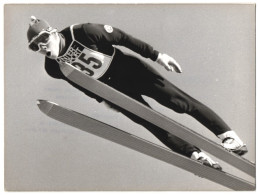 Fotografie Skispringen Vierschanzen-Tournee, DDR Skispringer Heinz Wosipiwo 1974  - Deportes