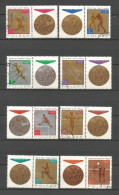 Poland 1965 Tokyo Ol. Medals + Vignets Y.T. 1472/1479 (0) - Gebruikt