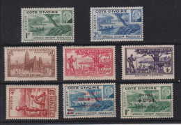 Cote D'Ivoire 1941-44 Divers 169 Au 176, 8 Val ** MNH - Ongebruikt