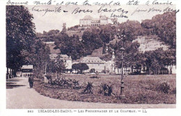 38 - Isere -  URIAGE -  Les Promenades Et Le Chateau - Uriage