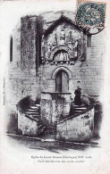 24 - Dordogne -  GRAND BRASSAC - L'église - Porte Laterale Et Son Ancien Escalier - Autres & Non Classés