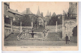 SARTHE - LE MANS - Escalier Monumental Et Maison Du Poète Scarron - N° 30 - Le Mans