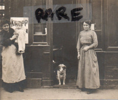 PHOTO ANCIENNE,77,SEINE ET MARNE,PROVINS,RUE VICTOR ARNOULT,RESTAURANT,EPICERIE,HABITANTS DE L 'EPOQUE,RARE - Orte