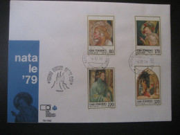 Monaco 1979- FDC-Beleg Weihnachten '79, MiNr. 1201-1204 - FDC