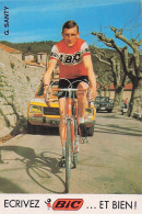 Vélo - Cyclisme - Coureur  Cycliste G . Santy - Team BIC  - Wielrennen