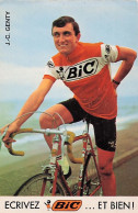 Vélo - Cyclisme - Coureur  Cycliste J.C Genty  - Team BIC  - Radsport