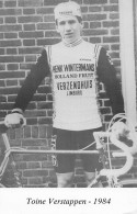 Vélo - Cyclisme - Coureur Cycliste Toine Verstappen - Team Henk Wintermans - 1984 - Cycling