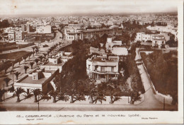 CASABLANCA  - L'avenue Du Parc Et Le Nouveau Lycée - Casablanca