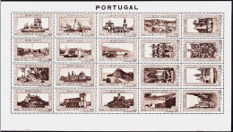 Vignettes/ Vinhetas, Portugal - 1928, Paisagens E Monumentos -||- Série Complète - MNG, Sans Gomme - Local Post Stamps