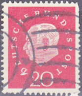 1959 - ALEMANIA - REPUBLICA FEDERAL - PRESIDENTE THEODOR HEUSS - YVERT 175 - Gebruikt