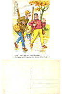 Carte Humoristique - La Pêche - Chaperon Jean - Humour