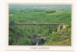 VIADUC DE ROUZAT (ALLIER ) - 1er VIADUC MÉTALLIQUE CONSTRUIT PAE EIFFEL INAUGURÉ EN 1869 - Trains