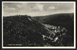 AK Lautern Bei Herrlingen, Ortsansicht Inmitten Von Bewaldeten Bergen  - Other & Unclassified