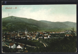 AK Haslach I. K., Ortsansicht Vor Bewaldeten Bergen  - Haslach