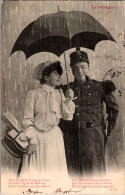2 Cartes  -  Couple - Le Parapluie     AQ813 Bergeret - Colecciones Y Lotes