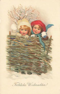 N°25132 - MM Vienne N°679 - SB Pearse - Fröhliche Weihnachten - Enfants Tenant Des Boules De Neige - Autres & Non Classés