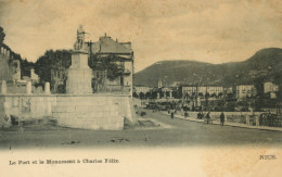 NICE - Le Port Et Le Monument à Charles Félix - Autres & Non Classés