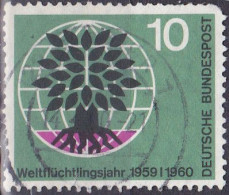 1960 - ALEMANIA - REPUBLICA FEDERAL - AÑO MUNDIAL DEL REFUGIADO - YVERT 199 - Gebruikt