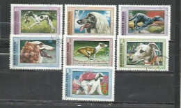 7200I-SERIE COMPLETA HUNGRÍA 1972 Nº 2221/2227 PERROS CANES ANIMALES DOMESTICOS TEMÁTICOS - Gebraucht