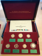 Multi Coins Set Gold Football  Proof - Autres – Europe