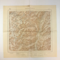 Cartina Geografica, Cartina Militare - Domodossola - Piemonte - Italia Istituto Geografico Militare Levata 1923 - Landkarten