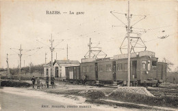 87 RAZES #FG57527 LA GARE TRAMWAY ELECTRIQUE - Sonstige & Ohne Zuordnung