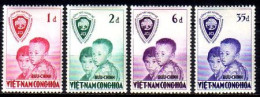 Süd-Vietnam Mi.Nr. 131-134 Hilfsmaßnahme Der UNO "Brüderlichkeit" (4 Werte) - Vietnam