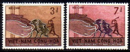 Süd-Vietnam Mi.Nr. 358-359 Flüchtlingshilfe (2 Werte) - Vietnam