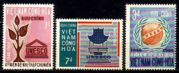 Süd-Vietnam Mi.Nr. 375-377 20 Jahre UNESCO (3 Werte) - Vietnam