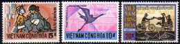 Süd-Vietnam Mi.Nr. 483-485 Entwicklung Der Landpost (3 Werte) - Viêt-Nam