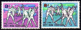 Süd-Vietnam Mi.Nr. 489-490 Arbeit Für Die Entwicklung Des Landes (2 Werte) - Vietnam