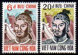 Süd-Vietnam Mi.Nr. 491-492A Kaiser Quang Trung (2 Werte) - Vietnam