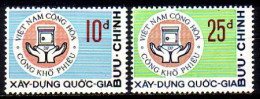 Süd-Vietnam Mi.Nr. 509-510 Spartag: "Zeichnet Staatsanleihen!" (2 Werte) - Vietnam