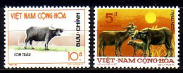 Süd-Vietnam Mi.Nr. 538-539 Jahr Des Büffels (2 Werte) - Viêt-Nam