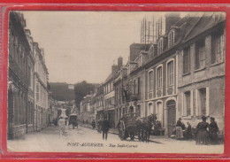 Carte Postale 27. Pont-Audemer Rue Sidi Carnot Très Beau Plan - Pont Audemer