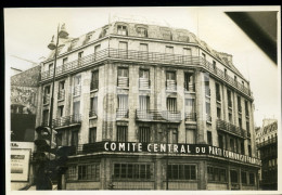 1963 REAL AMATEUR PHOTO FOTO PARIS COMITE CENTRAL DU PARTI COMMUNISTE FRANÇAIS FRANCE CF - Orte