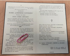 DP - Marie Luyssaert - Arnaert - Kwaadieper Quaedypre 1879 - Ieper 1955 - Obituary Notices