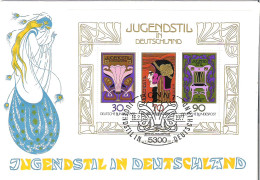 FDC - ERSTTAGSBRIEF - Jugendstil In Deutschland 1977 - 30, 70 Und 90 Pfg - Andere & Zonder Classificatie